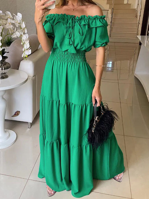 <tc>Elegancka sukienka Kilonija zielona</tc>