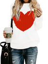 SWEATER WITH "HEART" BLONDIE white