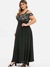 ELEGANCKA SUKIENKA PLUS SIZE OLIVIA czarna