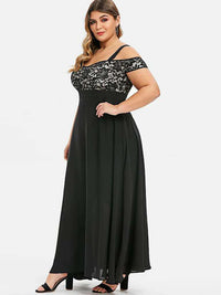 ELEGANCKA SUKIENKA PLUS SIZE OLIVIA czarna