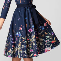 ELEGANCKA SUKIENKA NIBIA niebieska