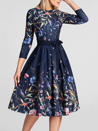 ELEGANCKA SUKIENKA NIBIA niebieska