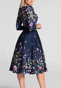 ELEGANCKA SUKIENKA NIBIA niebieska