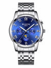 WRISTWATCH REILLY blue silver