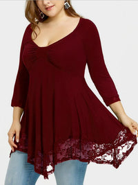 <tc>Plus size koszula Dada czerwona</tc>