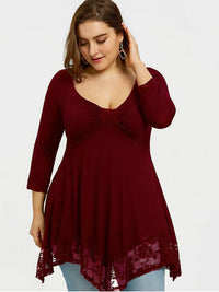 <tc>Plus size koszula Dada czerwona</tc>