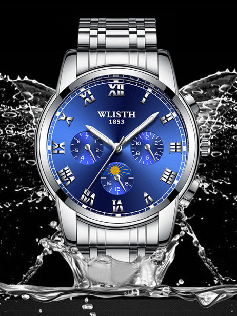 WRISTWATCH REILLY blue silver