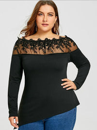 KOSZULA PLUS SIZE CYTHERIA czarna