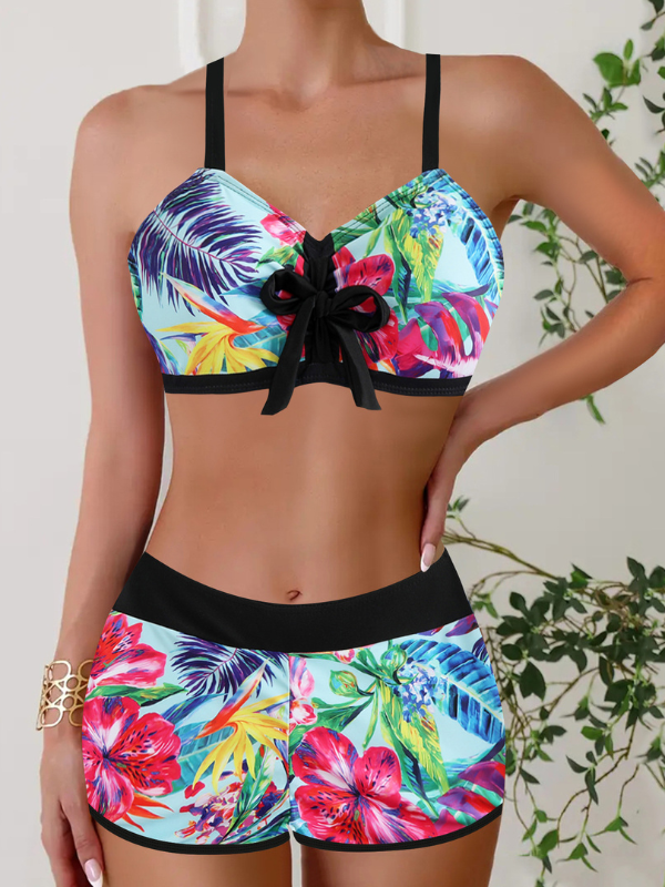 BIKINI KUTINA Black and Multicolor