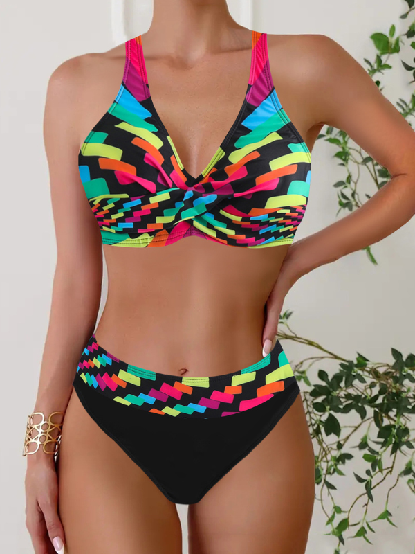 BIKINI MALINA Black and Multicolor