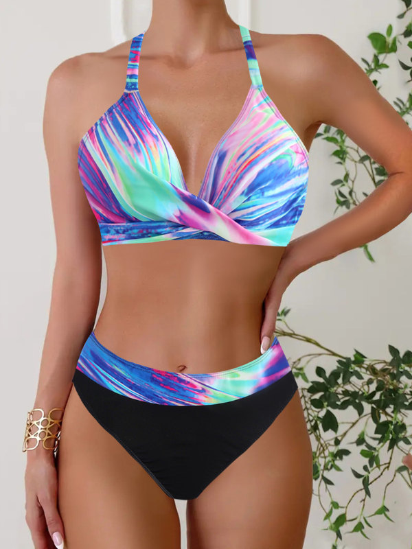 BIKINI BOLINA Black and Multicolor