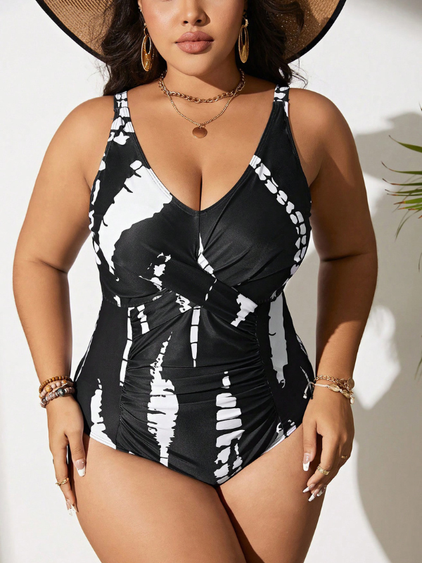 Monokini Marissa Black and White