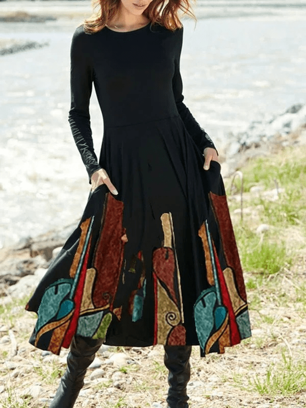 <tc>Elegancka sukienka Viorten czarna</tc>