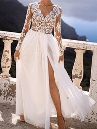 ELEGANT DRESS TASMIN white