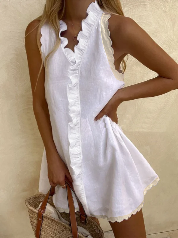 <tc>Elegancka sukienka Fernande <!-- x-tinymce/html -->biała</tc>