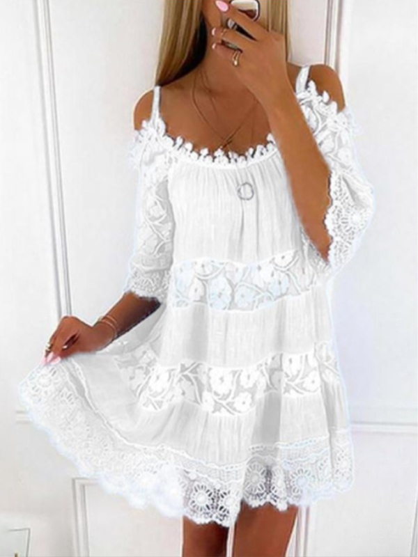 <tc>Elegancka sukienka Favia biała</tc>