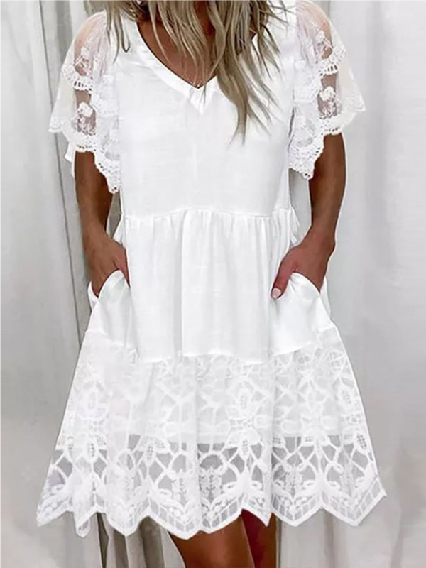 <tc>Elegancka sukienka Vonni biała</tc>