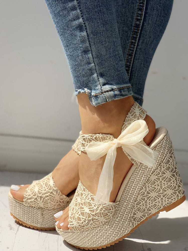 WEDGE SANDALS DALISSA beige