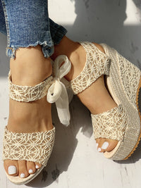 WEDGE SANDALS DALISSA beige