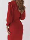<tc>Sweterowa sukienka Brier czerwona</tc>