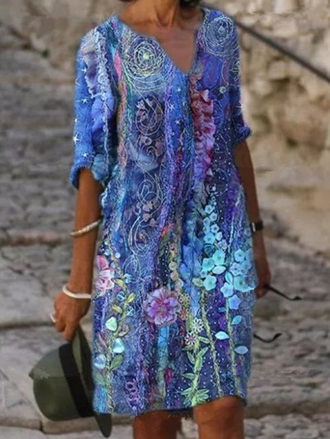 <tc>Elegancka mini sukienka Anataria niebieska</tc>