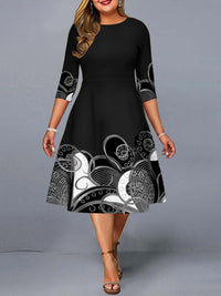 <tc>Plus size sukienka Kasci czarna</tc>