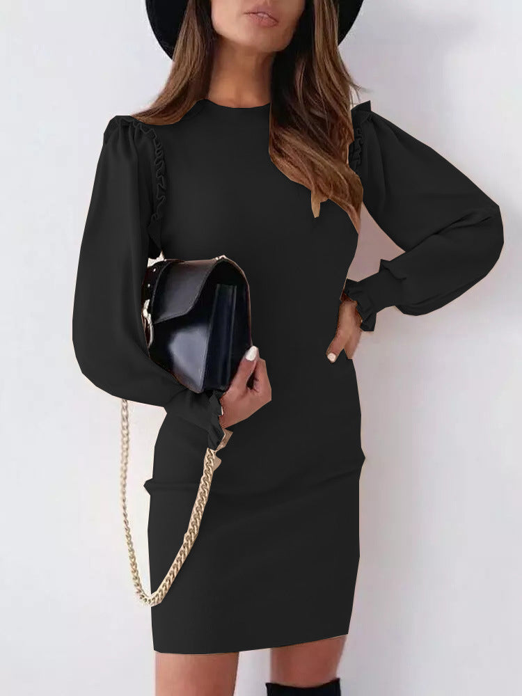 <tc>Sweterowa sukienka Brier czarna</tc>