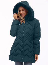 KURTKI ZIMOWE PLUS SIZE CAMBREE zielone