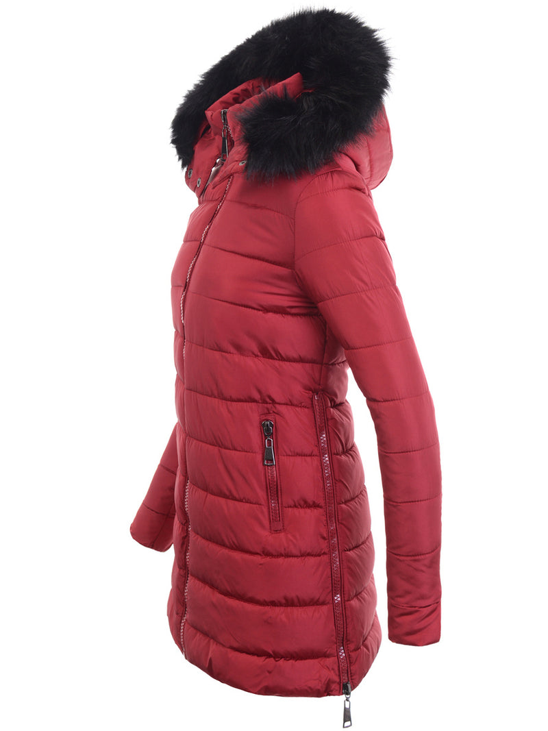 WINTER LONG JACKET ANABELLE red