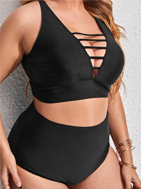 PLUS SIZE BIKINI MARIJE czarne