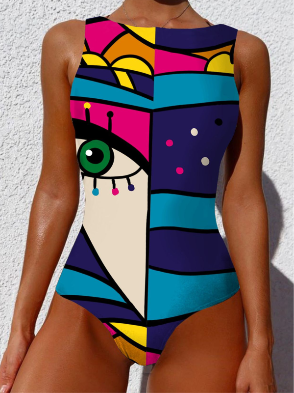 MONOKINI FABOLA niebieskie